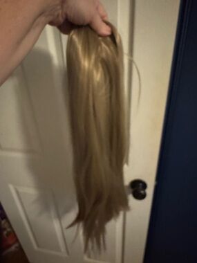 Wheat Blonde Clip-in Hair Topper